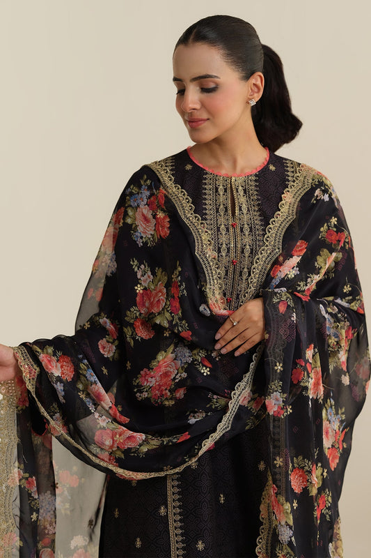 2 PIECE UNSTITCHED | LAWN | EMBROIDERED