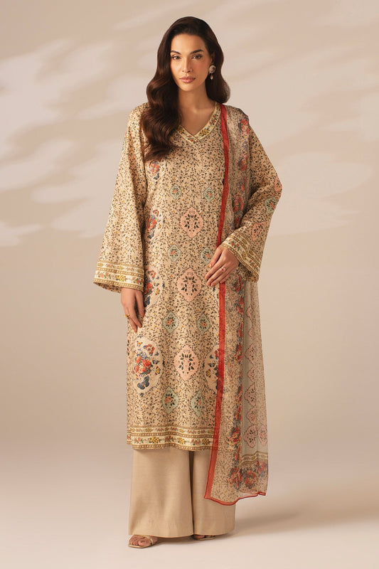 3 PIECE UNSTITCHED | JACQUARD | PRINTED