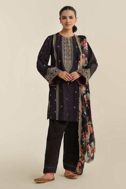 2 PIECE UNSTITCHED | LAWN | EMBROIDERED