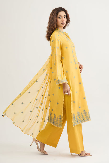 3 PIECE UNSTITCHED | LAWN | EMBROIDERED