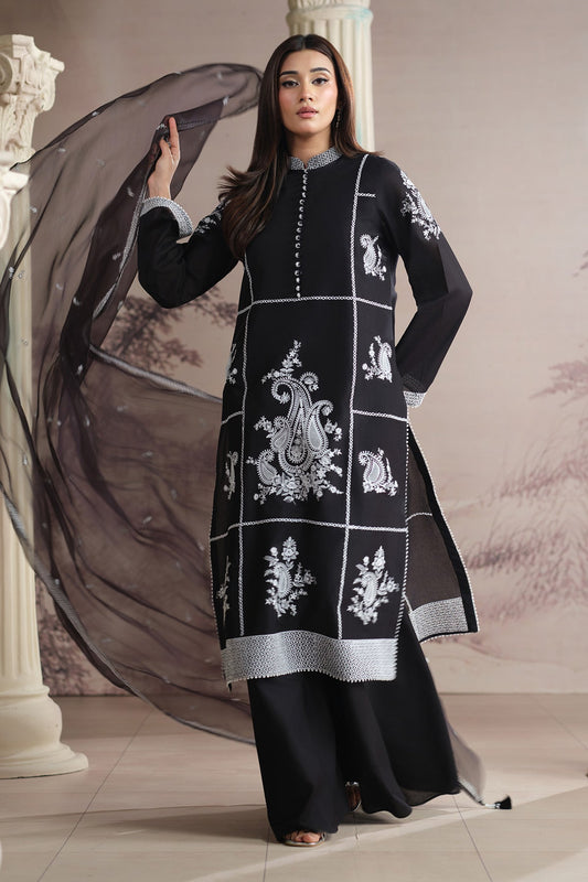3 PIECE UNSTITCHED | LAWN | EMBROIDERED