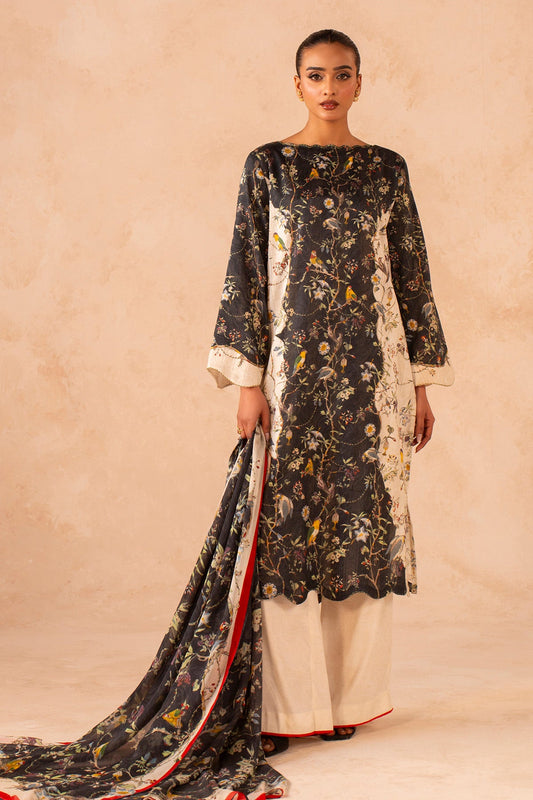 3 PIECE STITCHED | STRIPE LAWN | PRINTED