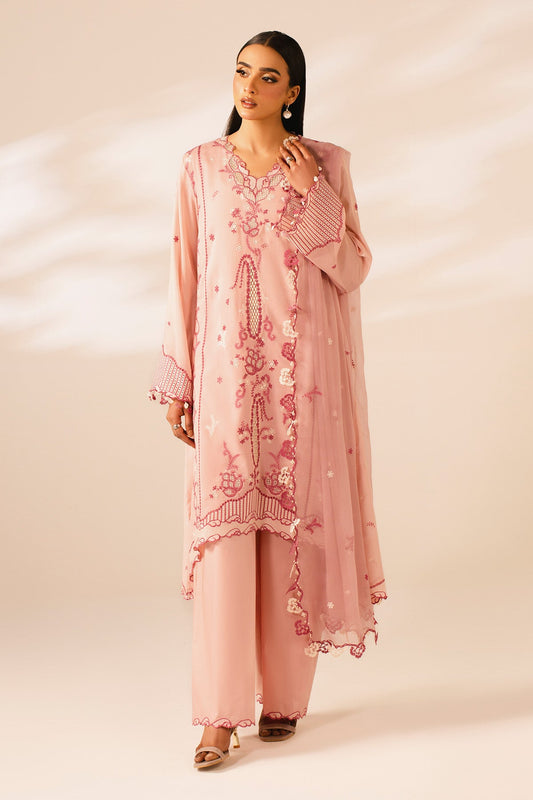 4 PIECE STITCHED | PURE VOIL | EMBROIDERED