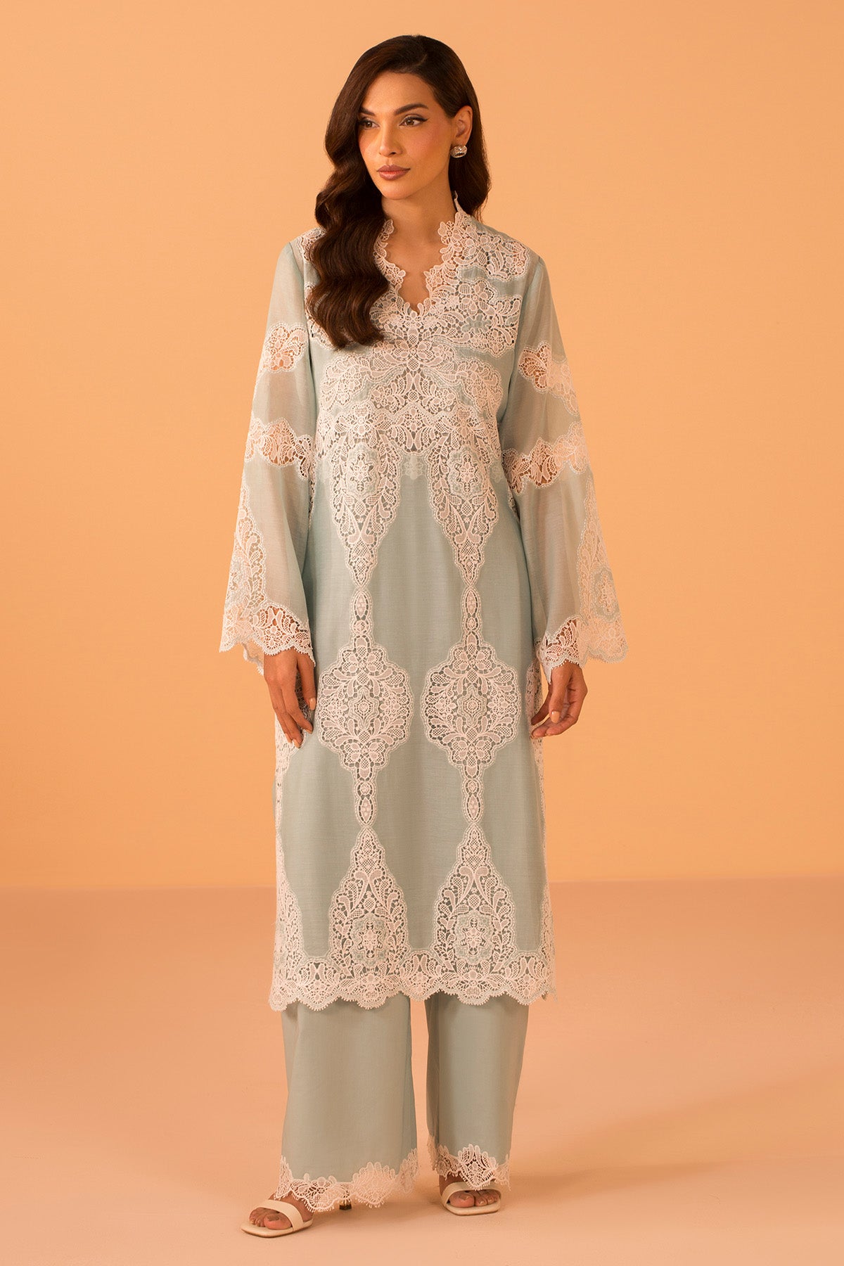 3 PIECE STITCHED | KARA COTTON | EMBROIDERED