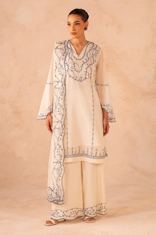 4 PIECE STITCHED | KARA COTTON | EMBROIDERED