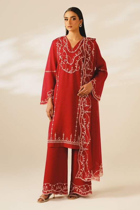 4 PIECE STITCHED | KARA COTTON | EMBROIDERED