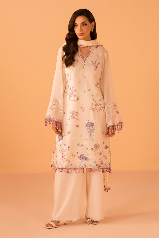 4 PIECE STITCHED | KARA COTTON | EMBROIDERED