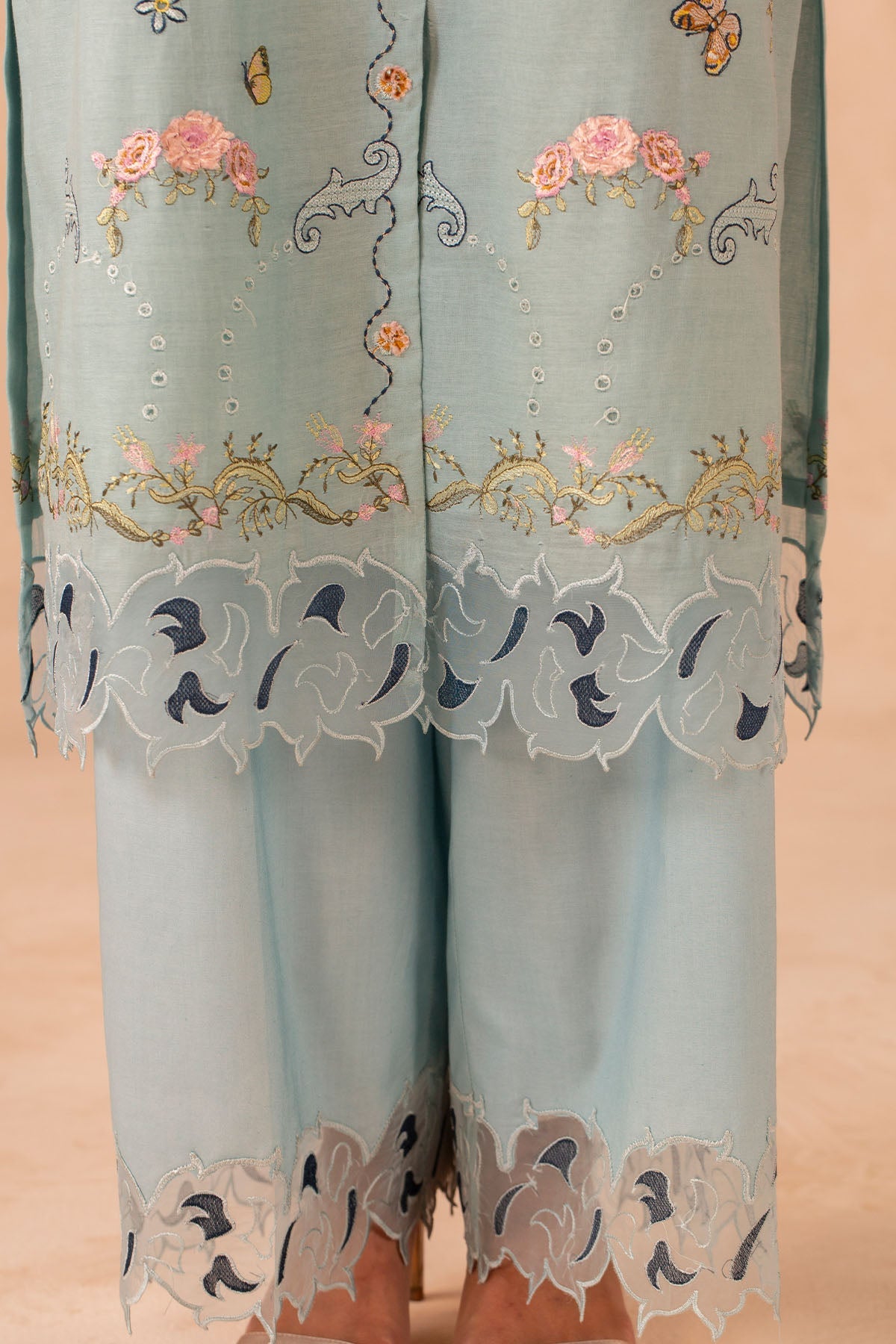 2 PIECE STITCHED | KARA COTTON | EMBROIDERED