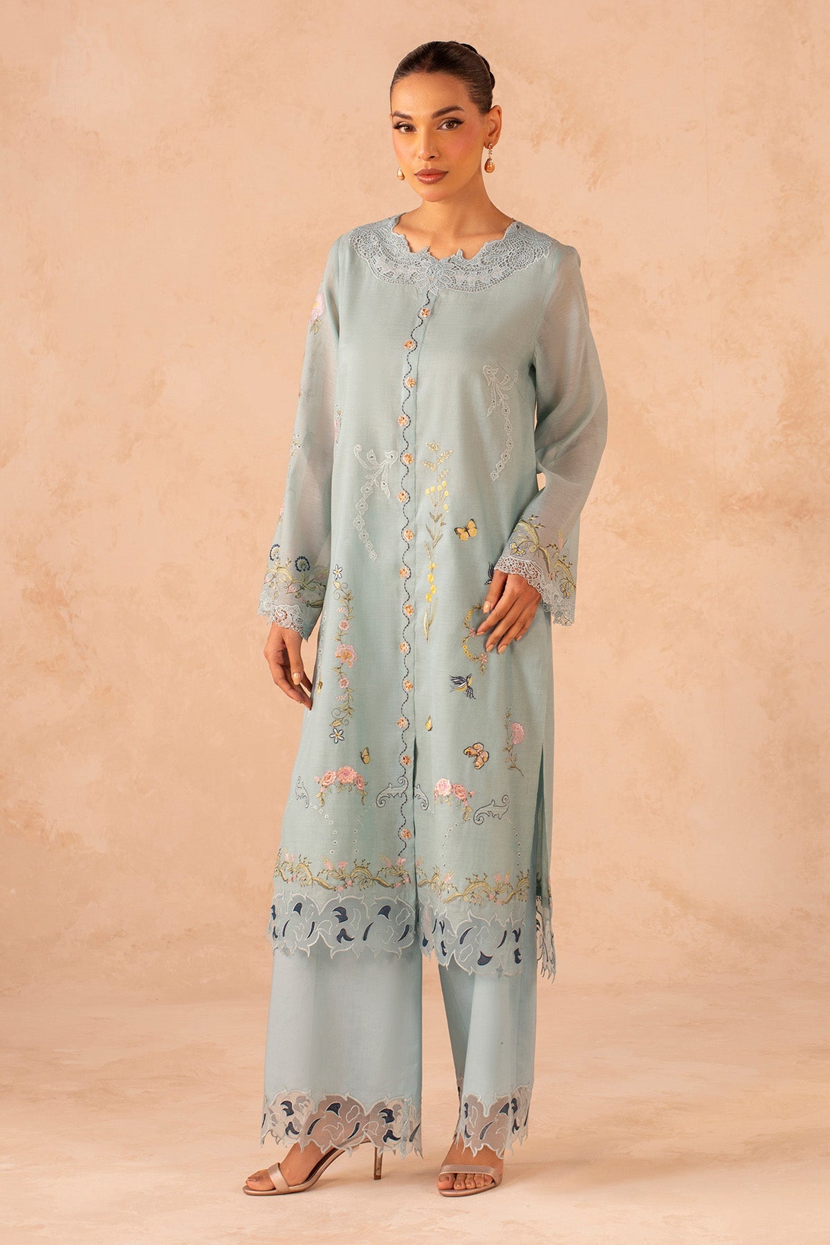 2 PIECE STITCHED | KARA COTTON | EMBROIDERED