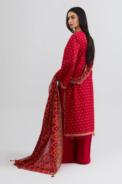 3 PIECE UNSTITCHED | LAWN | EMBROIDERED