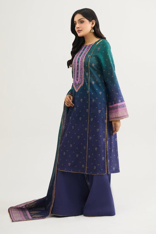 3 PIECE UNSTITCHED | LAWN | PRINTED