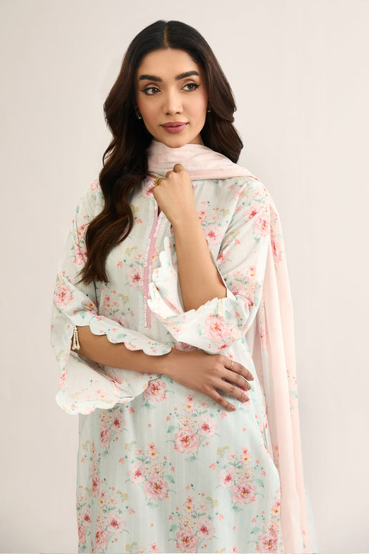 3 PIECE UNSTITCHED | LAWN | PRINTED