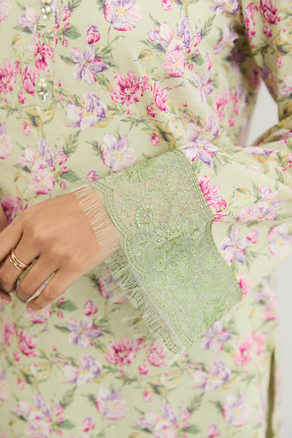 2 PIECE UNSTITCHED | LAWN | EMBROIDERED