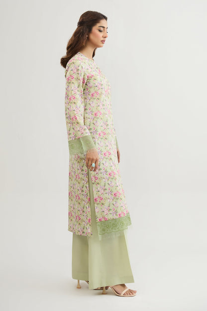 2 PIECE UNSTITCHED | LAWN | EMBROIDERED