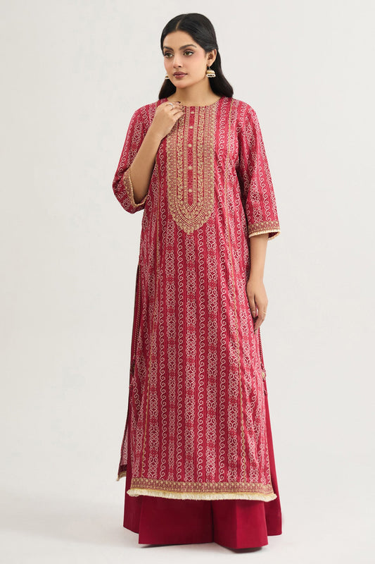2 PIECE UNSTITCHED | LAWN | EMBROIDERED