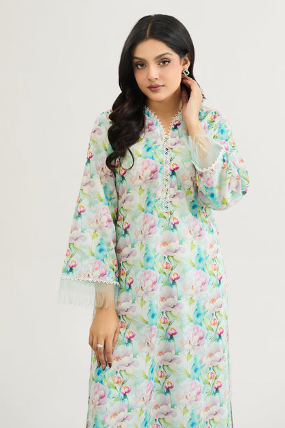 2 PIECE UNSTITCHED | LAWN | PRINTED