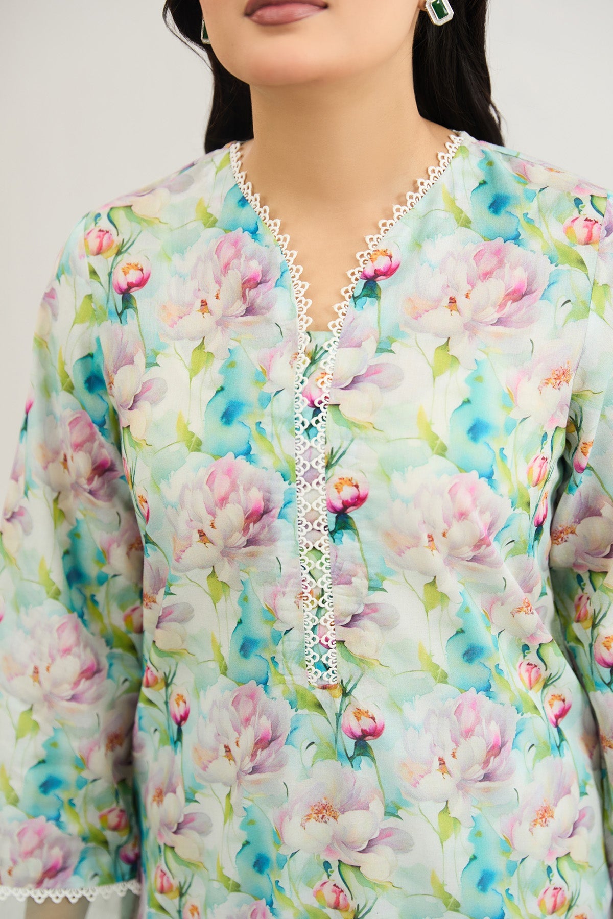 2 PIECE UNSTITCHED | LAWN | PRINTED